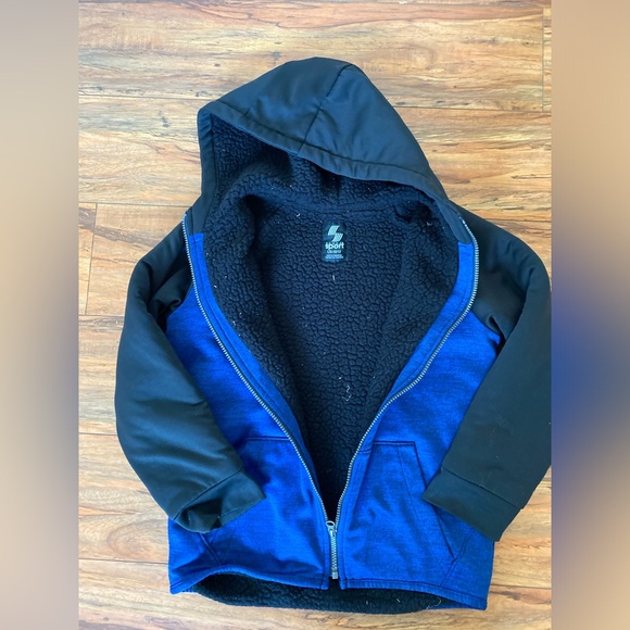 Place Sport Kids Hoodie Size L (10/12) – Warm Lined Winter Sweatshirt - Picture 10 of 14